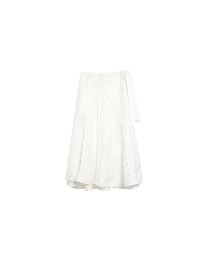 Jil Sander HOSEN & RÖCKE - Midi-Röckeauf YOOX.COM Weiß