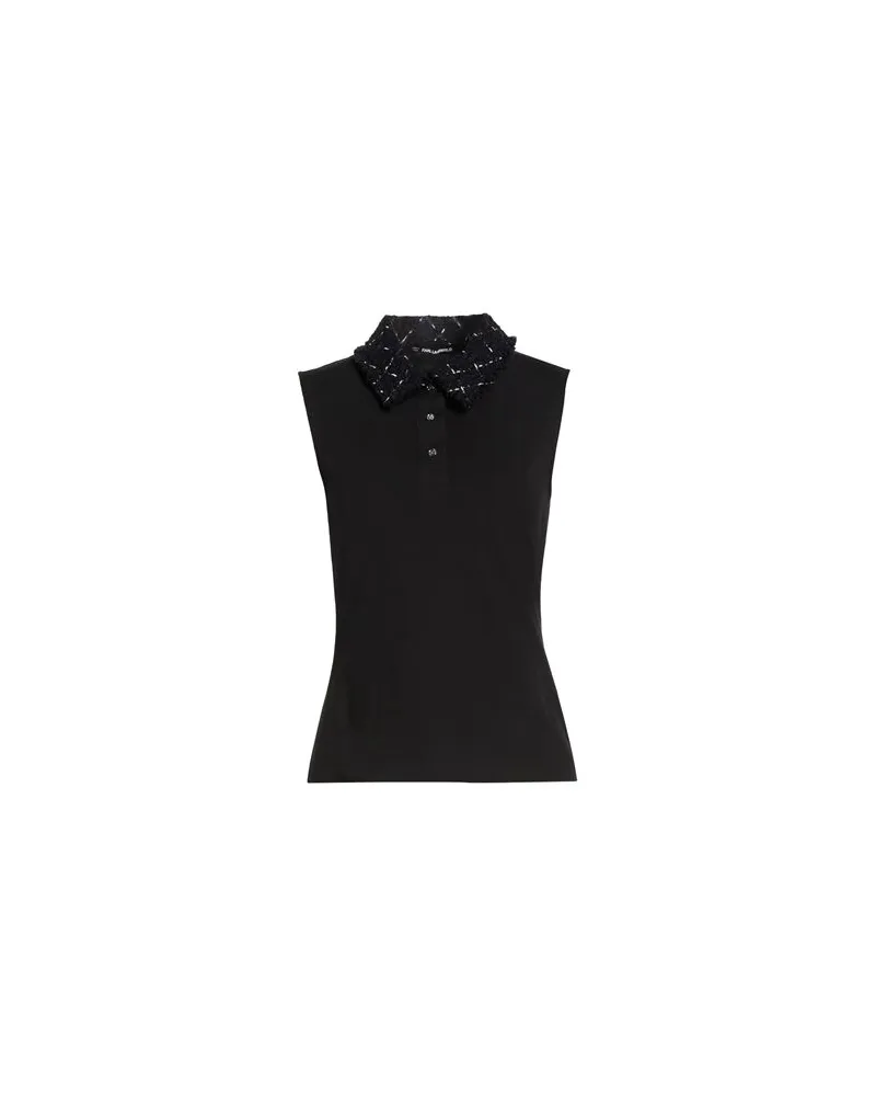 Karl Lagerfeld TOPS - Poloshirtsauf YOOX.COM Schwarz