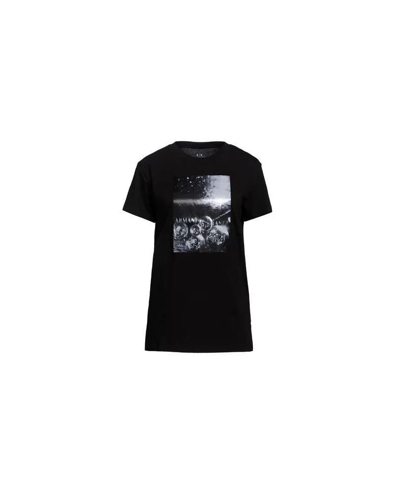 Armani Exchange TOPS - T-shirtsauf YOOX.COM Schwarz
