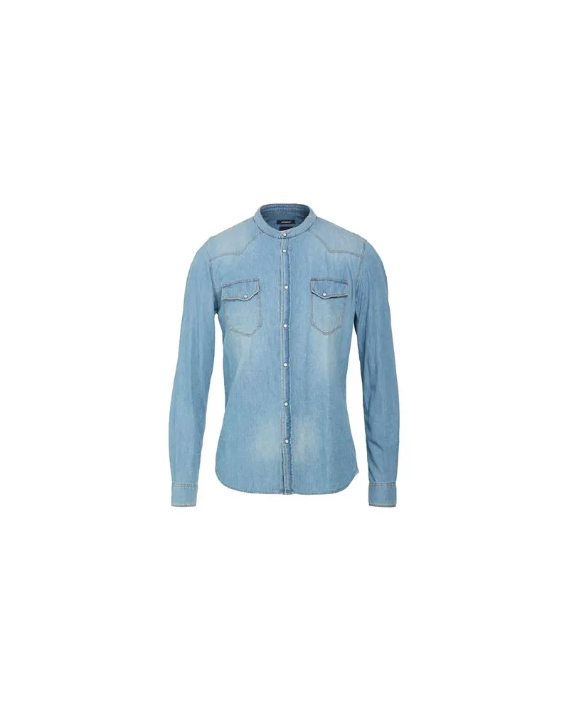 OFFICINA 36 TOPS - Jeanshemdenauf YOOX.COM Blau