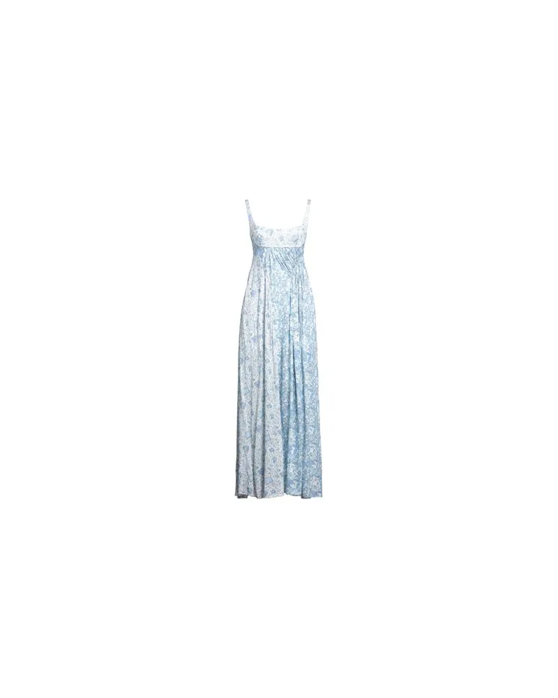 Giovanni Bedin KLEIDER - Maxi-Kleiderauf YOOX.COM Himmelblau