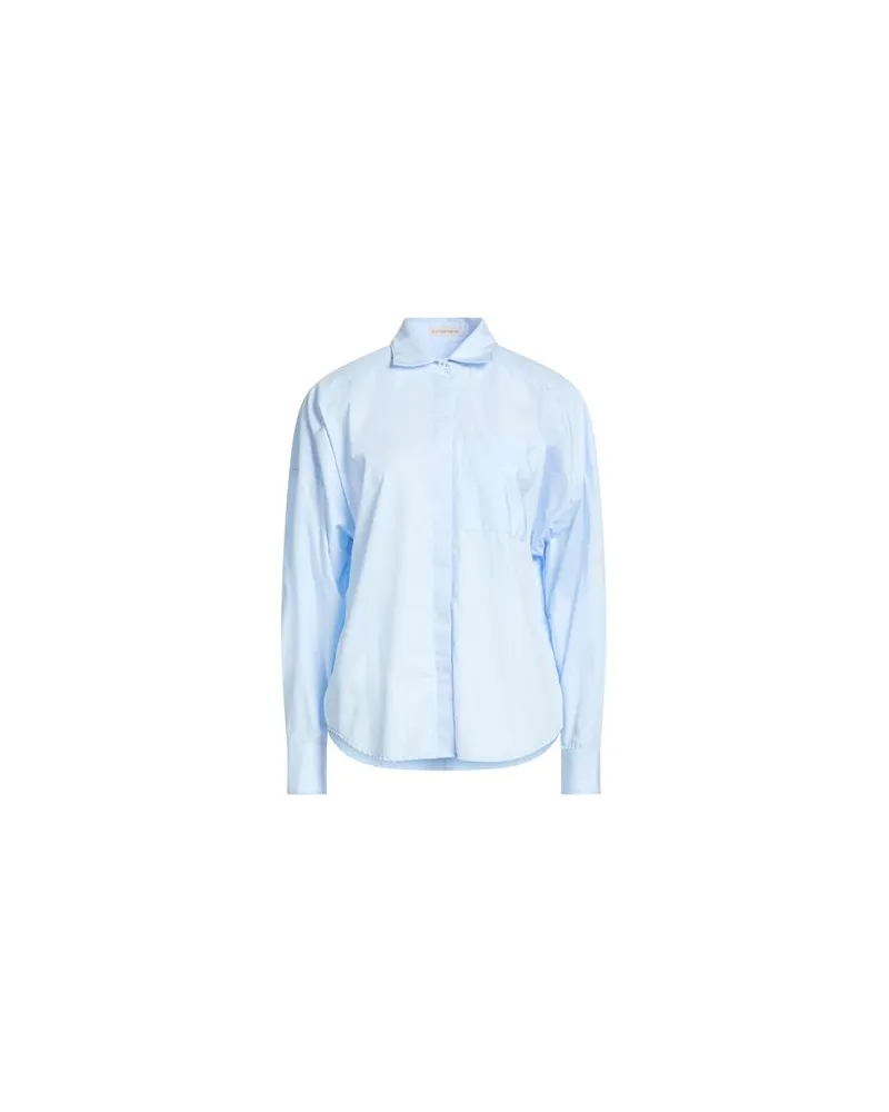 Camicettasnob TOPS - Hemdenauf YOOX.COM Himmelblau