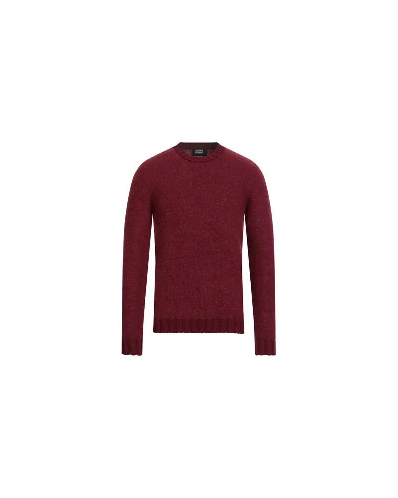 Alpha Studio STRICKWAREN - Pulloverauf YOOX.COM Bordeaux