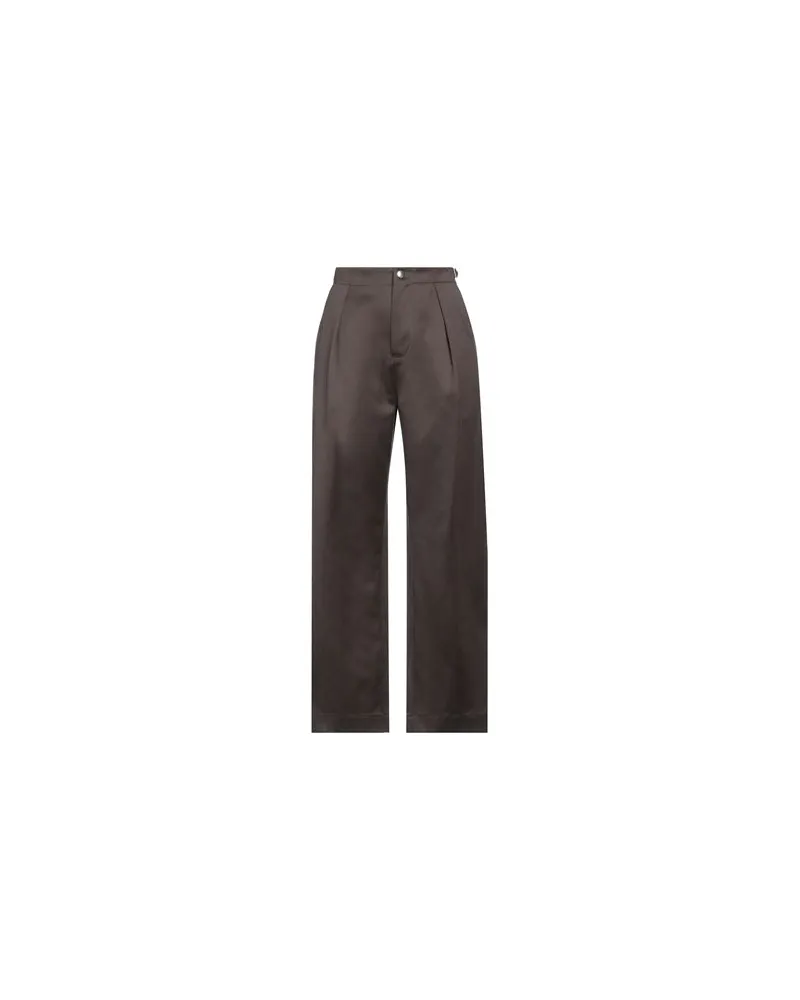 Burberry HOSEN & RÖCKE - Hosenauf YOOX.COM Dunkelbraun