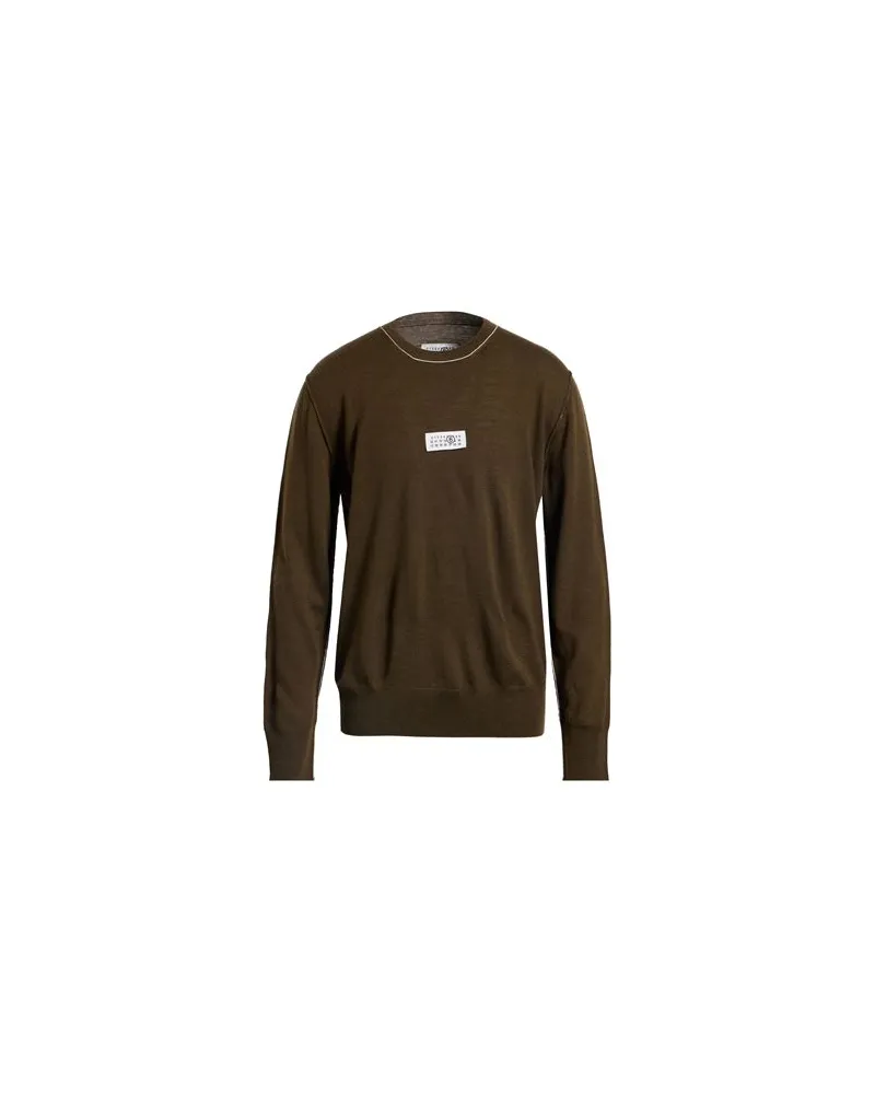 Maison Margiela STRICKWAREN - Pulloverauf YOOX.COM Militärgrün
