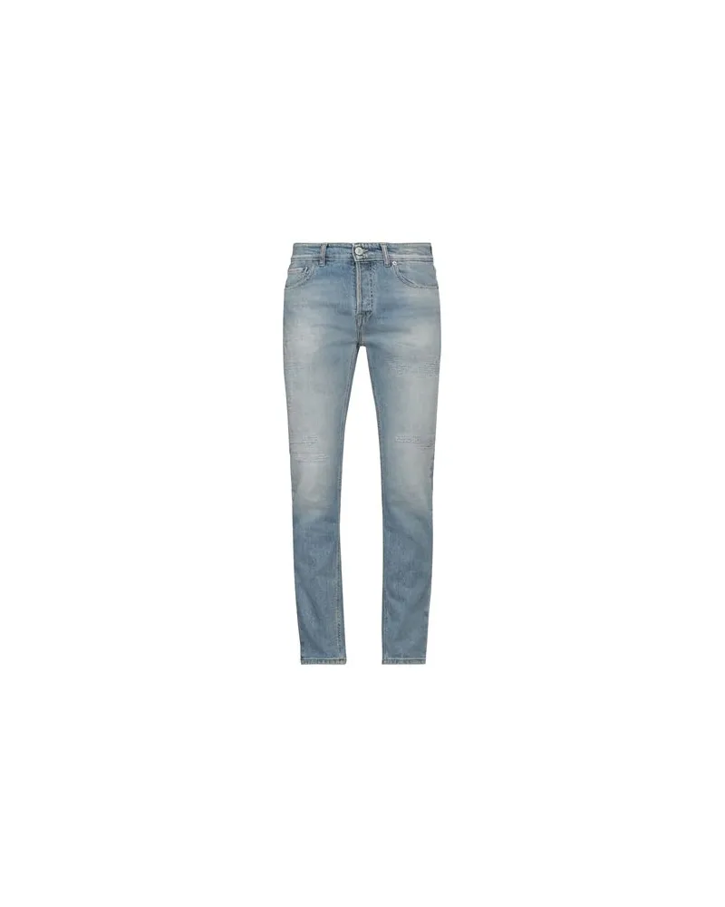 PMDS PREMIUM MOOD DENIM SUPERIOR HOSEN & RÖCKE - Jeanshosenauf YOOX.COM Blau