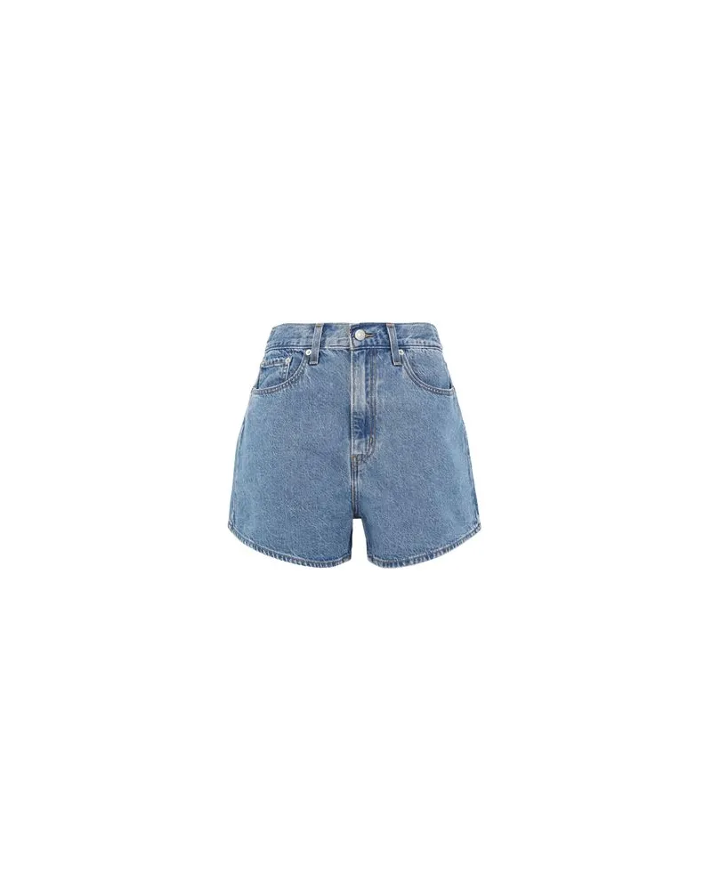 Levi's HIGH LOOSE SHORT   - HOSEN & RÖCKE - Jeansshortsauf YOOX.COM Blau