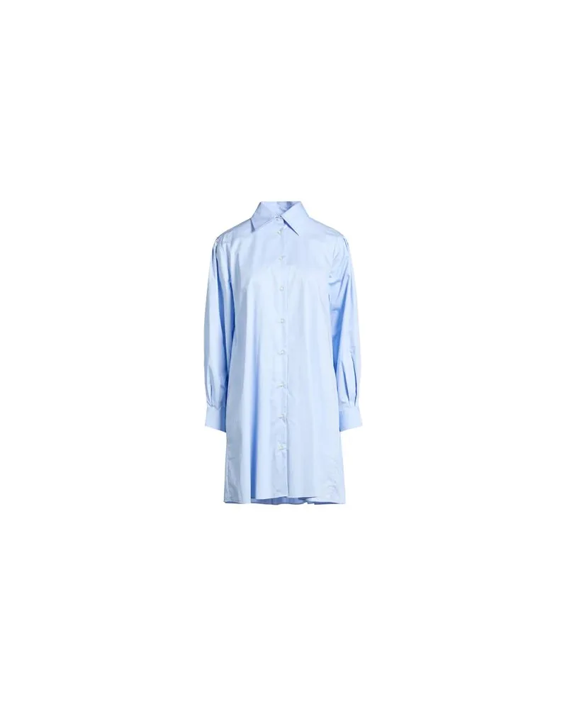 Officine Generale KLEIDER - Mini-Kleiderauf YOOX.COM Himmelblau