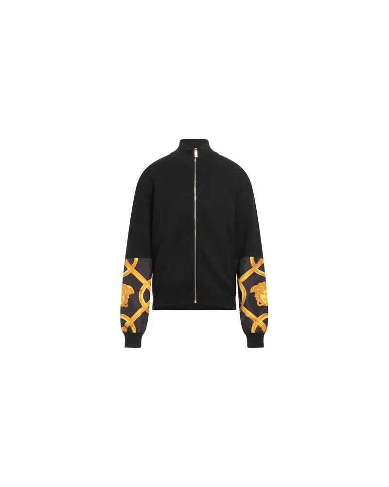 Versace STRICKWAREN - Strickjackenauf YOOX.COM Schwarz