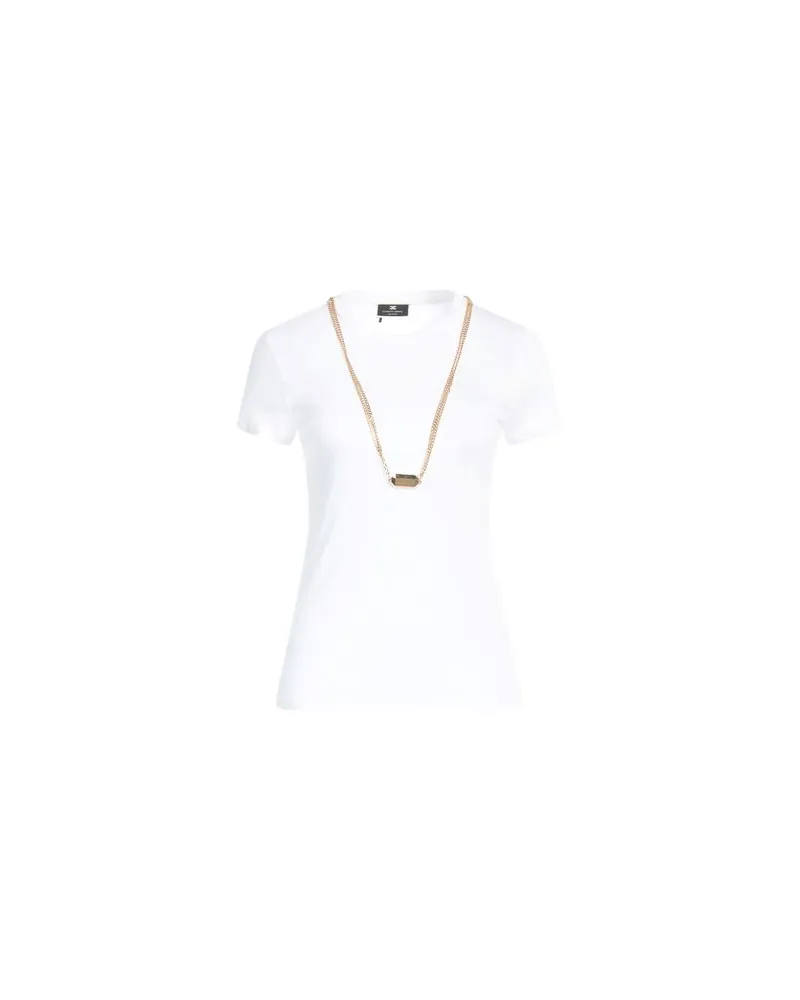 Elisabetta Franchi TOPS - T-shirtsauf YOOX.COM Weiß