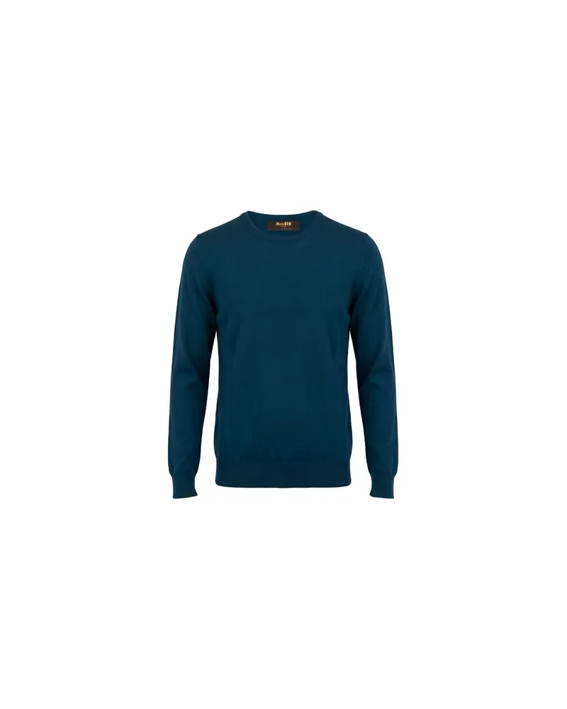MOORER STRICKWAREN - Pulloverauf YOOX.COM Aquamarin