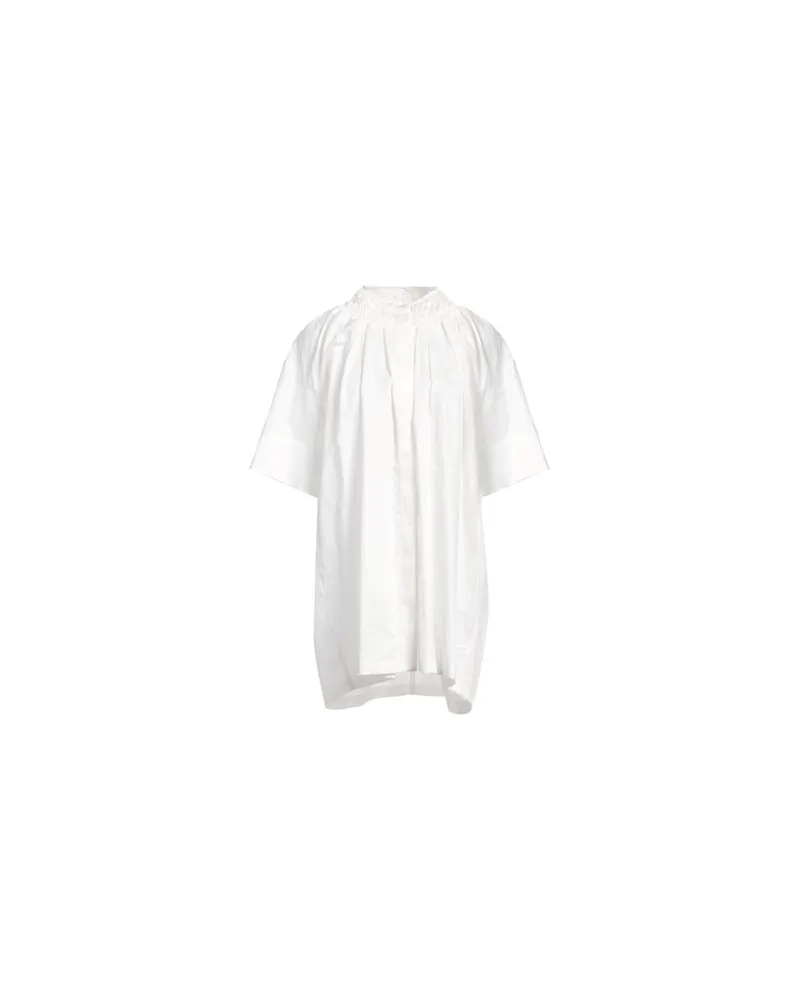 Jil Sander TOPS - Hemdenauf YOOX.COM Weiß