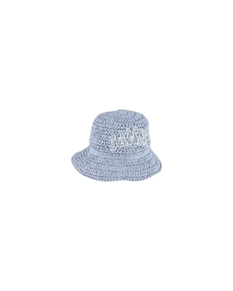 Ganni ACCESSOIRES - Mützen & Hüteauf YOOX.COM Hellblau