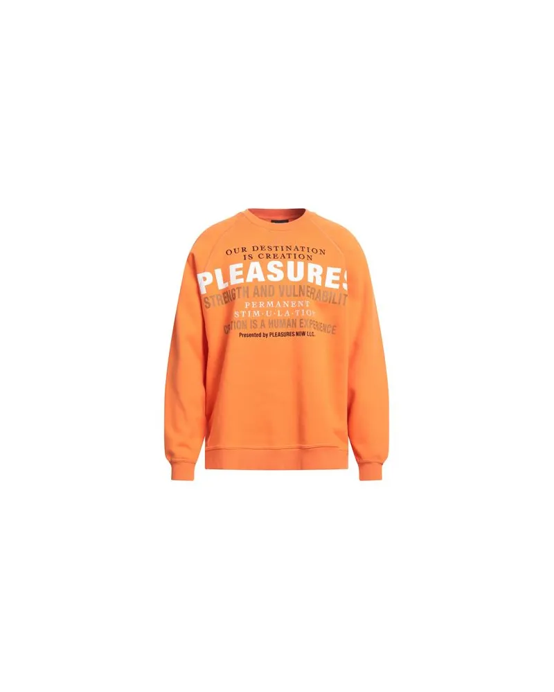 PLEASURES TOPS - Sweatshirtsauf YOOX.COM Orange