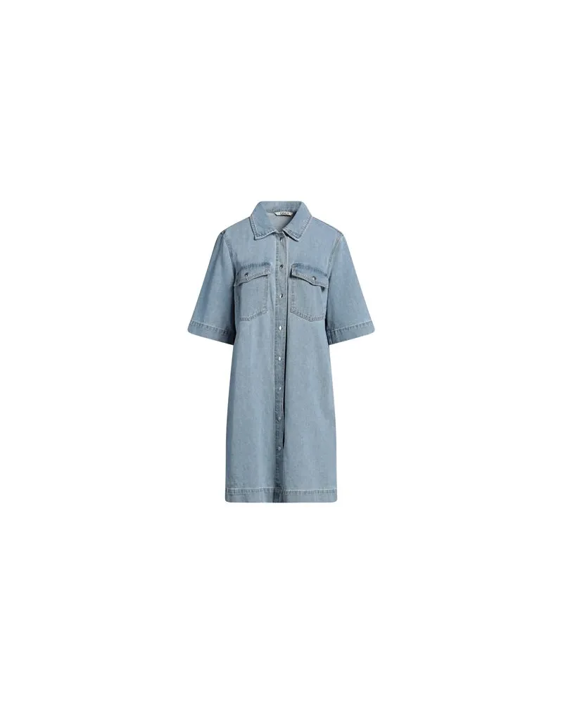 only BLUE DENIM - KLEIDER - Mini-Kleiderauf YOOX.COM Blau