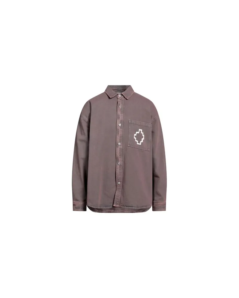 Marcelo Burlon | County of Milan TOPS - Jeanshemdenauf YOOX.COM Hellbraun