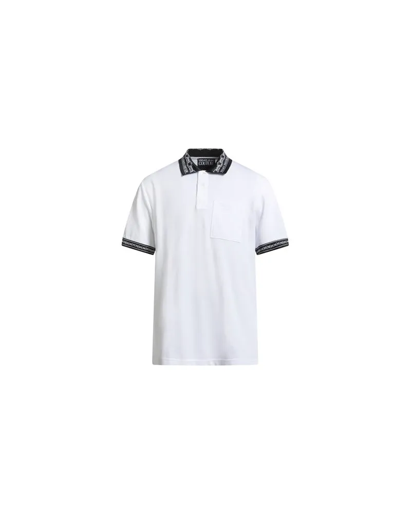 Versace Jeans TOPS - Poloshirtsauf YOOX.COM Weiß