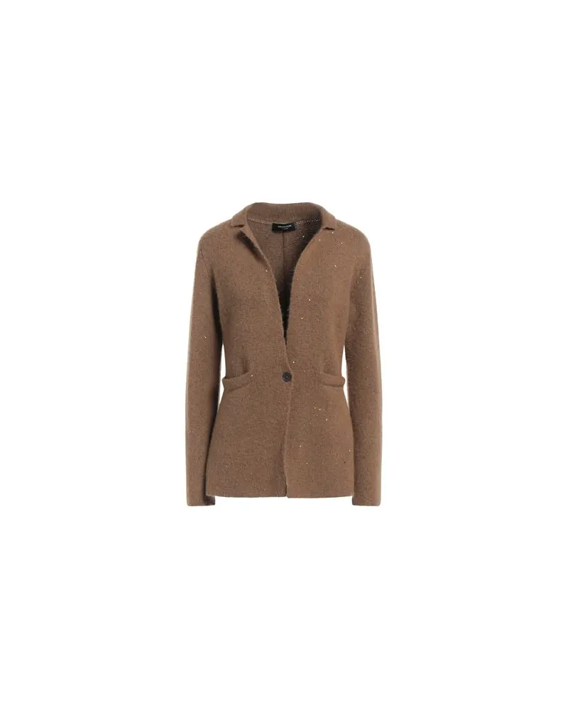 Fabiana Filippi STRICKWAREN - Strickjackenauf YOOX.COM Braun