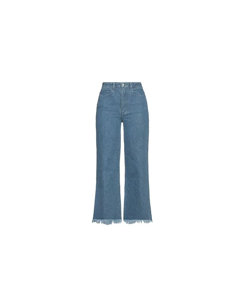 Marques ' Almeida HOSEN & RÖCKE - Jeanshosenauf YOOX.COM Blau