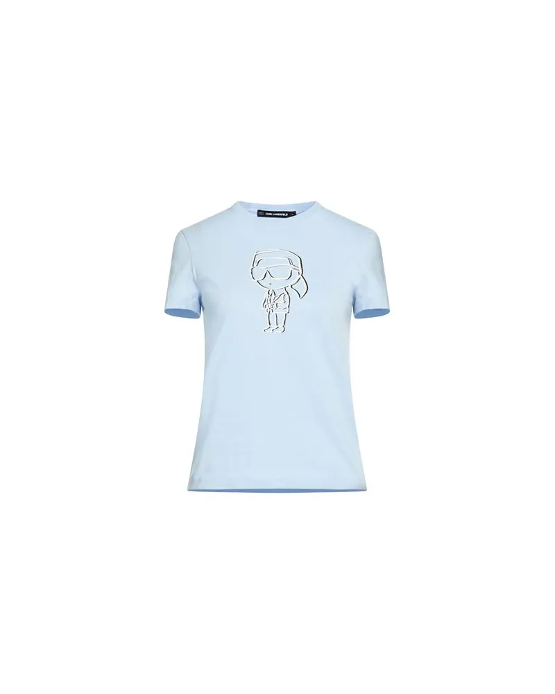 Karl Lagerfeld TOPS - T-shirtsauf YOOX.COM Himmelblau