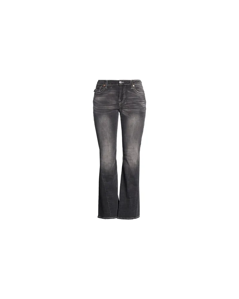True Religion JOEY LOW RISE FLARE   - HOSEN & RÖCKE - Jeanshosenauf YOOX.COM Braungrau
