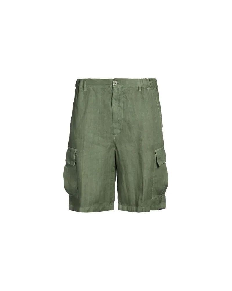 120% Lino HOSEN & RÖCKE - Shorts & Bermudashortsauf YOOX.COM Militärgrün