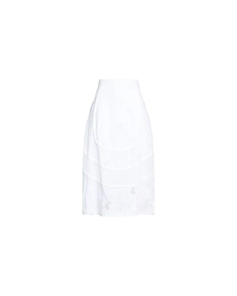 Motel HOSEN & RÖCKE - Midi-Röckeauf YOOX.COM Weiß