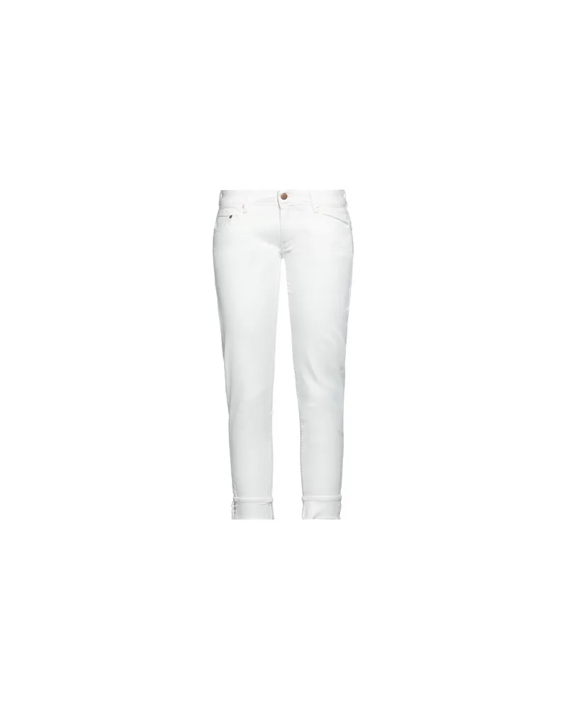 Care Label HOSEN & RÖCKE - Jeanshosenauf YOOX.COM Weiß