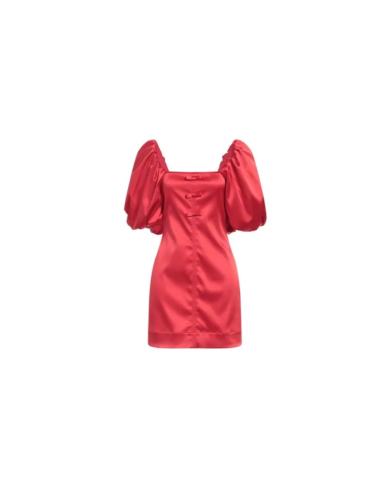 Ganni KLEIDER - Mini-Kleiderauf YOOX.COM Rot