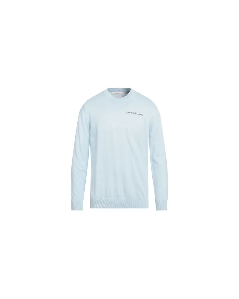 Calvin Klein STRICKWAREN - Pulloverauf YOOX.COM Himmelblau