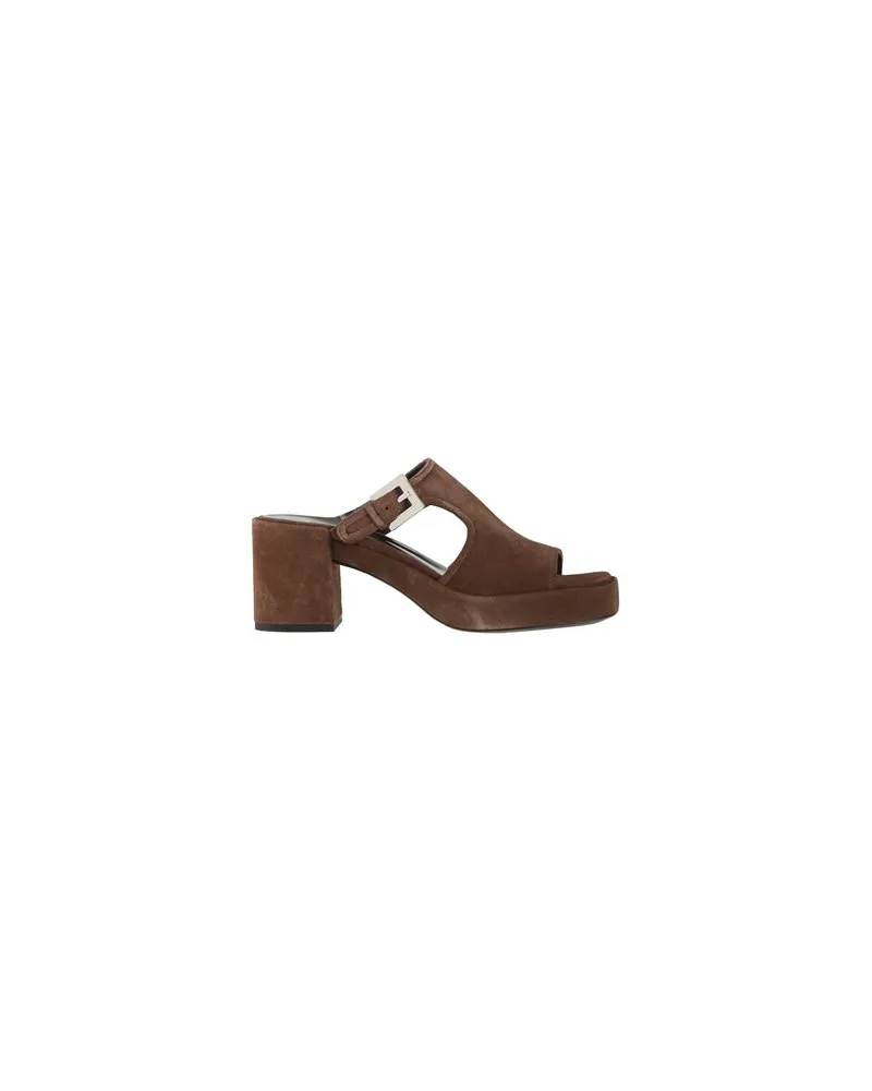 by FAR SCHUHE - Sandalenauf YOOX.COM Schokobraun