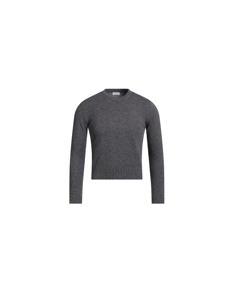 Brunello Cucinelli STRICKWAREN - Pulloverauf YOOX.COM Braungrau