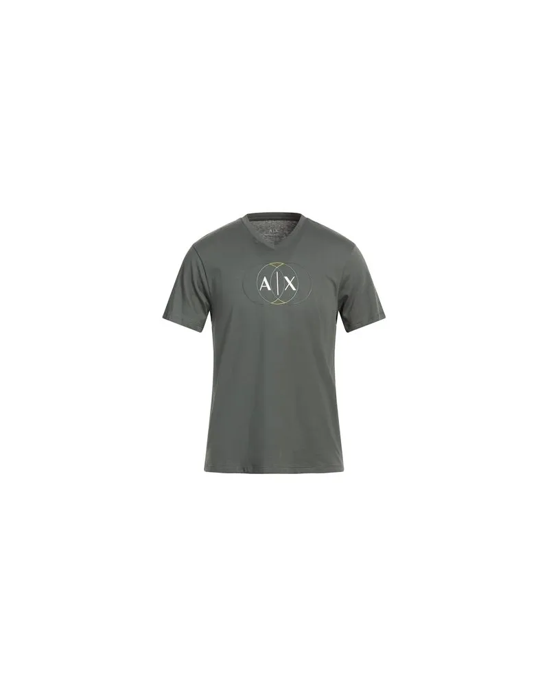 Armani Exchange TOPS - T-shirtsauf YOOX.COM Militärgrün