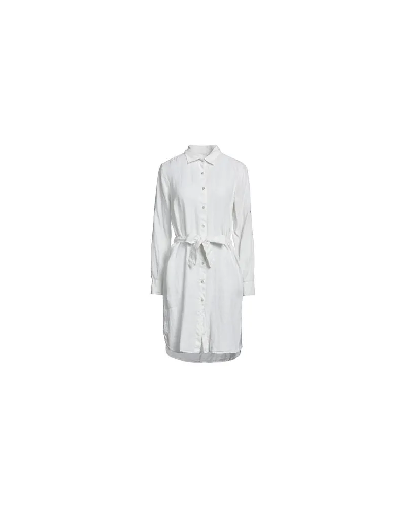 120% Lino KLEIDER - Mini-Kleiderauf YOOX.COM Hellgrau