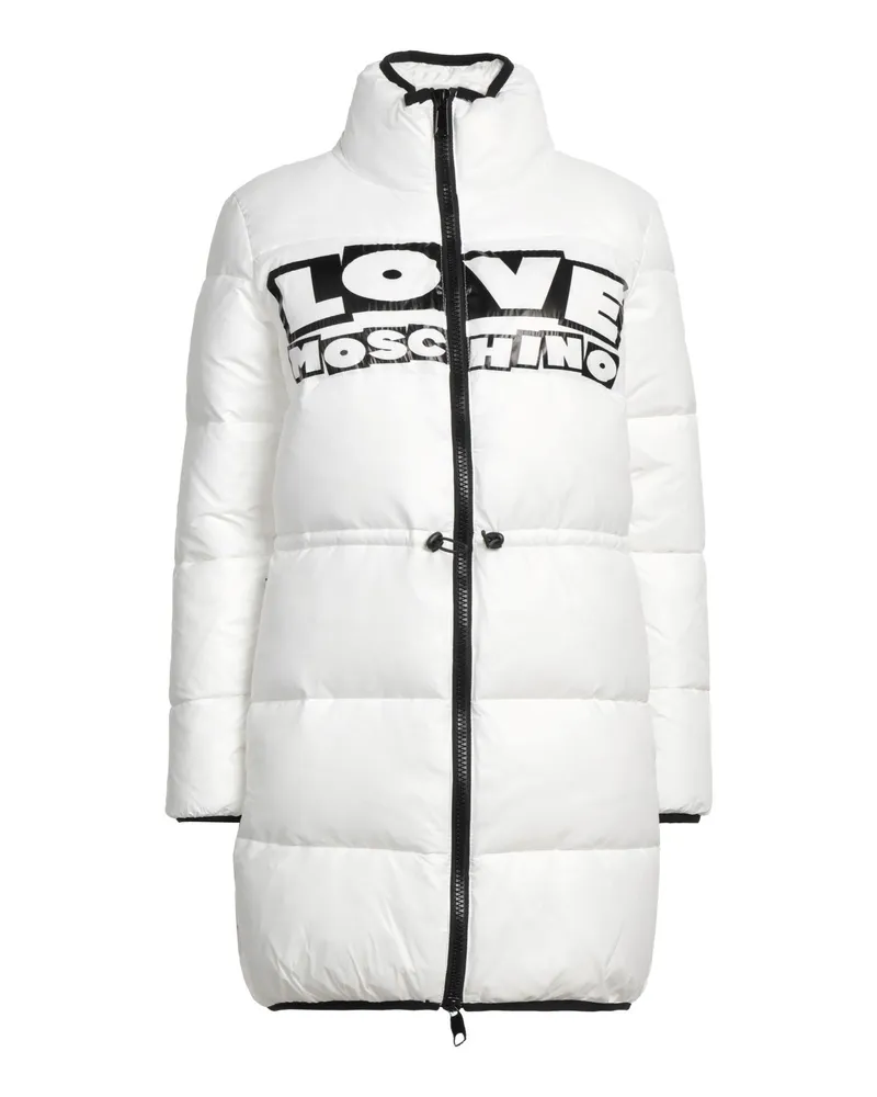 Moschino Pufferjacke & Daunenjacke Weiß