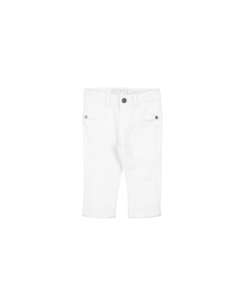 Guess HOSEN & RÖCKE - Jeanshosenauf YOOX.COM Weiß