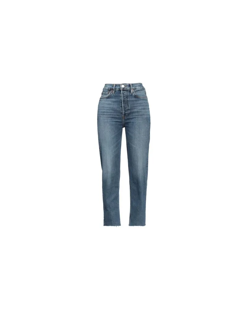 RE/DONE HOSEN & RÖCKE - Jeanshosenauf YOOX.COM Blau
