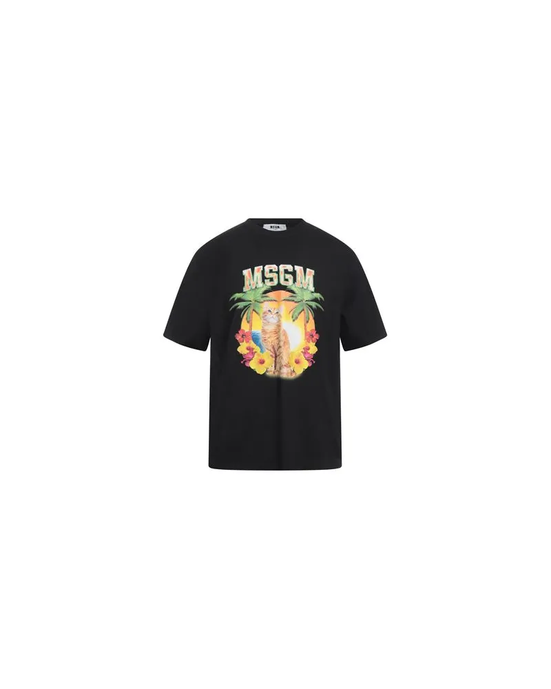 MSGM TOPS - T-shirtsauf YOOX.COM Schwarz