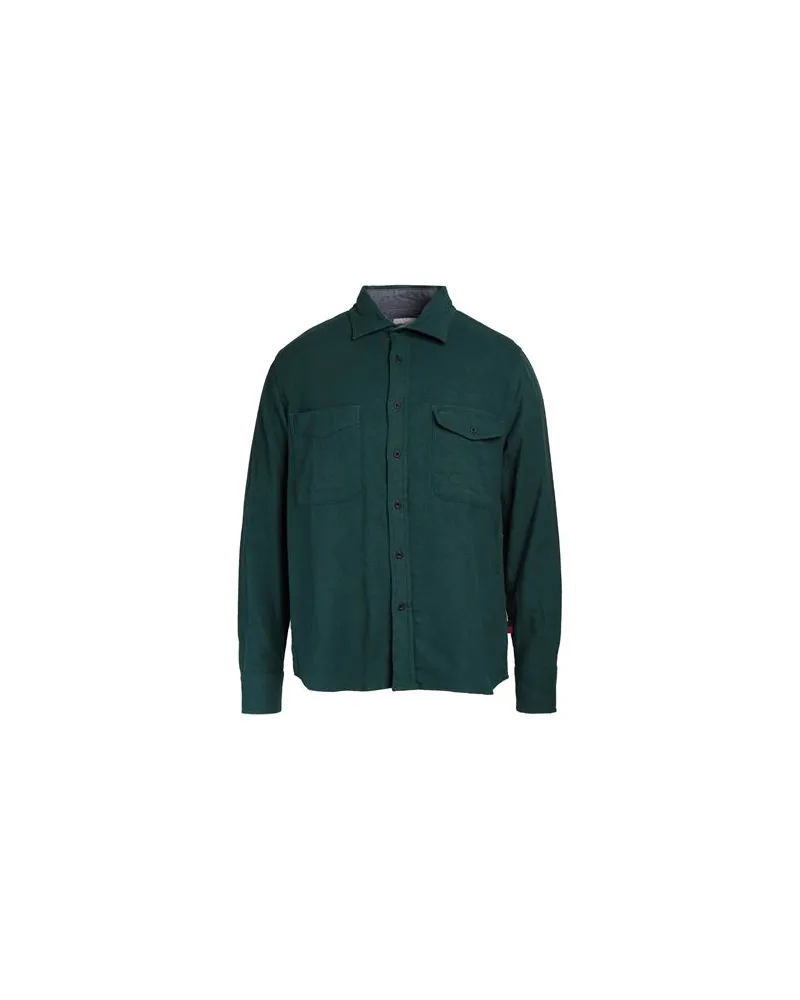 Woolrich TOPS - Hemdenauf YOOX.COM Smaragdgrün