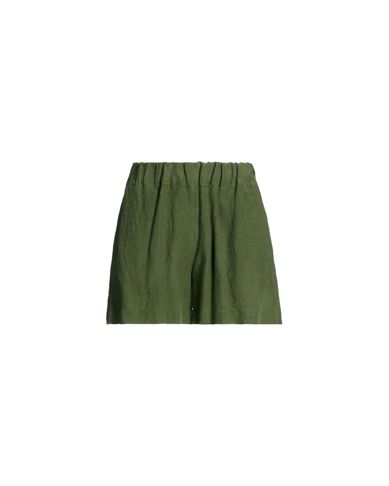 120% Lino HOSEN & RÖCKE - Shorts & Bermudashortsauf YOOX.COM Militärgrün