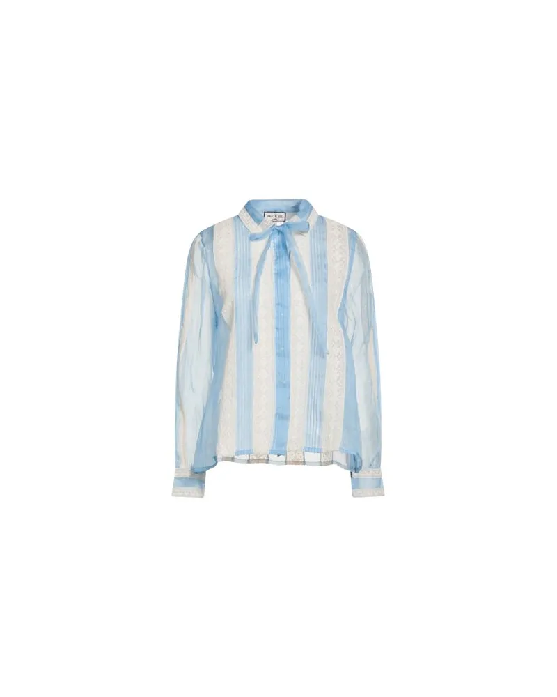 Paul & Joe TOPS - Hemdenauf YOOX.COM Hellblau
