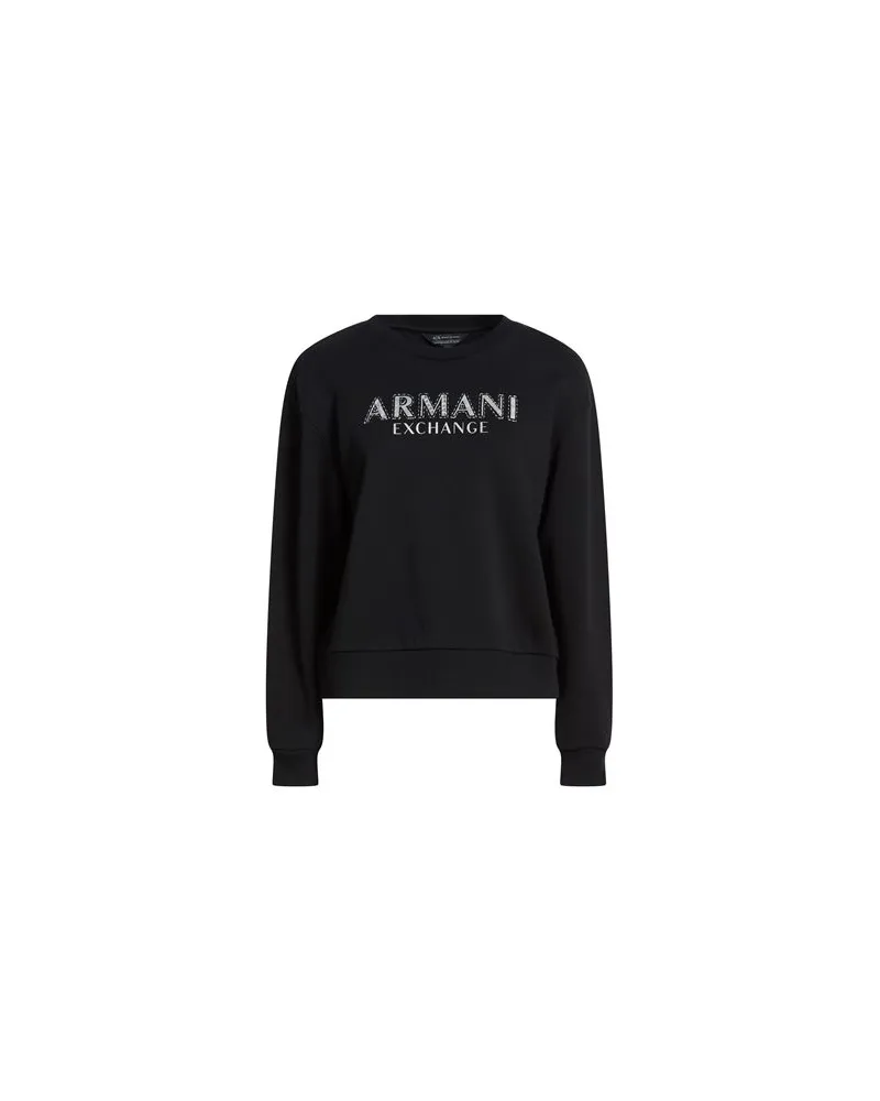 Armani Exchange TOPS - Sweatshirtsauf YOOX.COM Schwarz