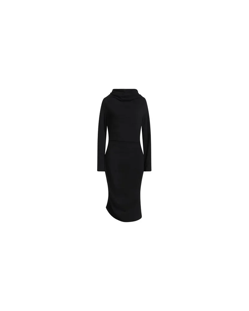 MALLONI KLEIDER - Midi-Kleiderauf YOOX.COM Schwarz