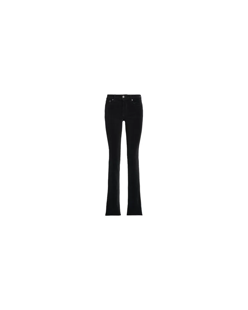 Ralph Lauren STRETCH CORDUROY MID-RISE STRAIGHT PANT  - HOSEN & RÖCKE - Hosenauf YOOX.COM Schwarz