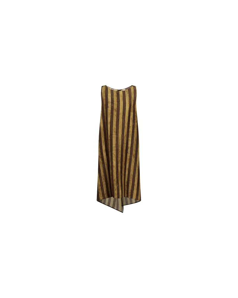 Masnada KLEIDER - Midi-Kleiderauf YOOX.COM Dunkelbraun