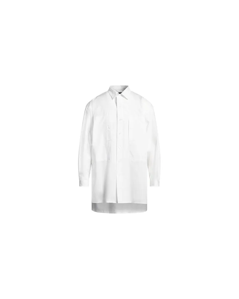Yohji Yamamoto POWER OF THE WHITE SHIRT - TOPS - Hemdenauf YOOX.COM Weiß