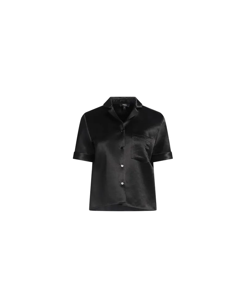 Theory TOPS - Hemdenauf YOOX.COM Schwarz