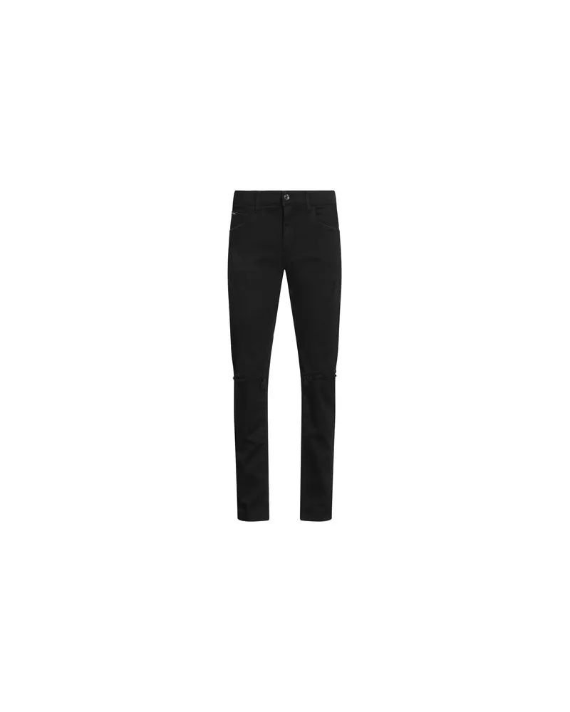 Dolce & Gabbana HOSEN & RÖCKE - Jeanshosenauf YOOX.COM Schwarz