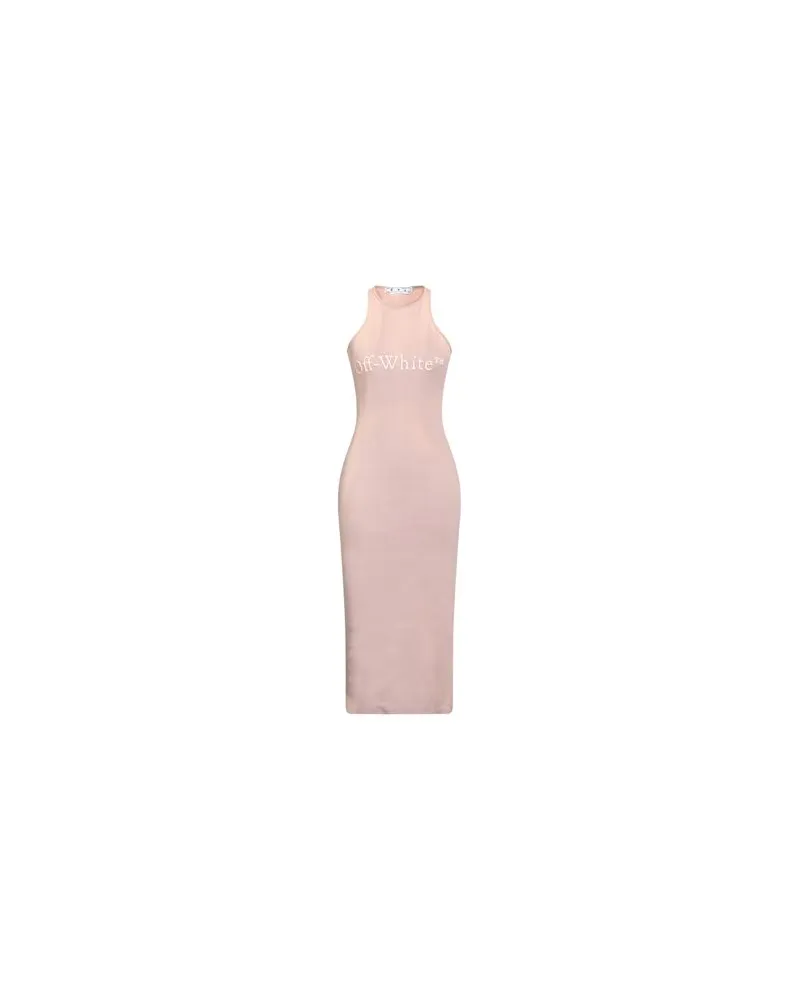 OFF-WHITE KLEIDER - Maxi-Kleiderauf YOOX.COM Hellrosa