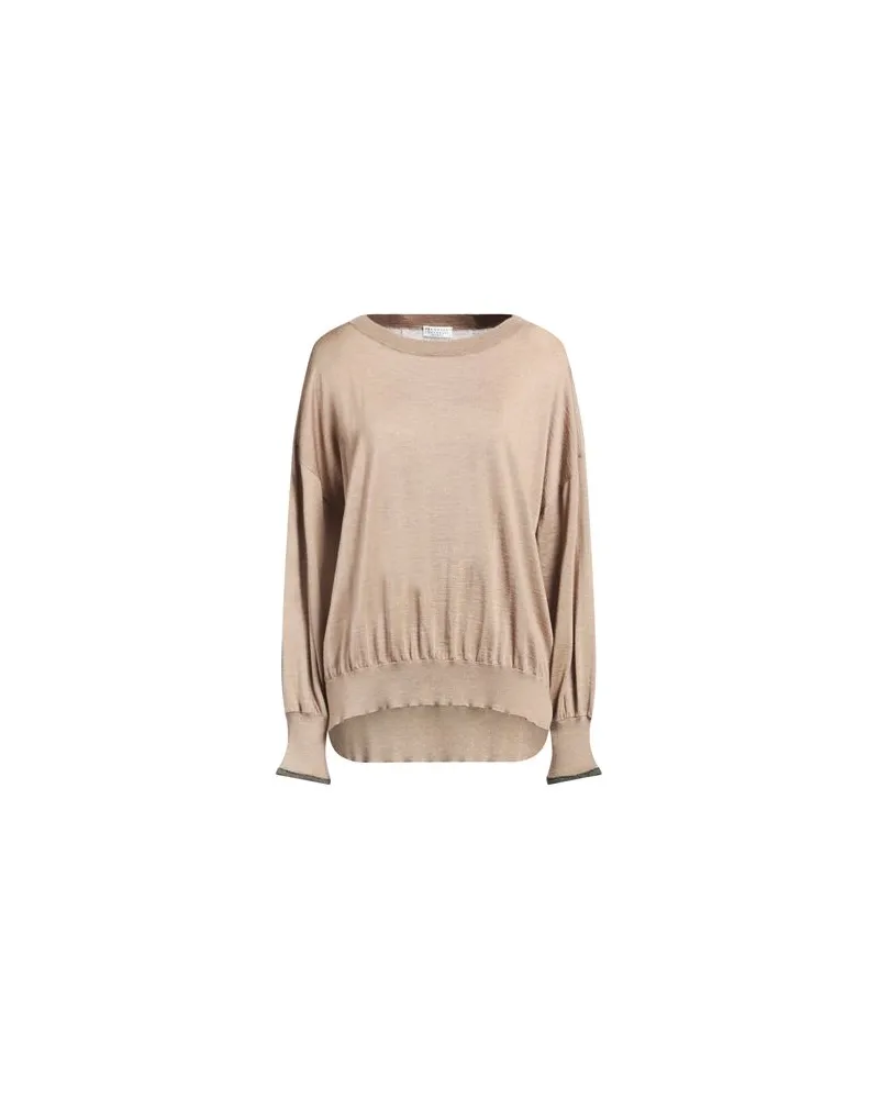 Brunello Cucinelli STRICKWAREN - Pulloverauf YOOX.COM Khaki